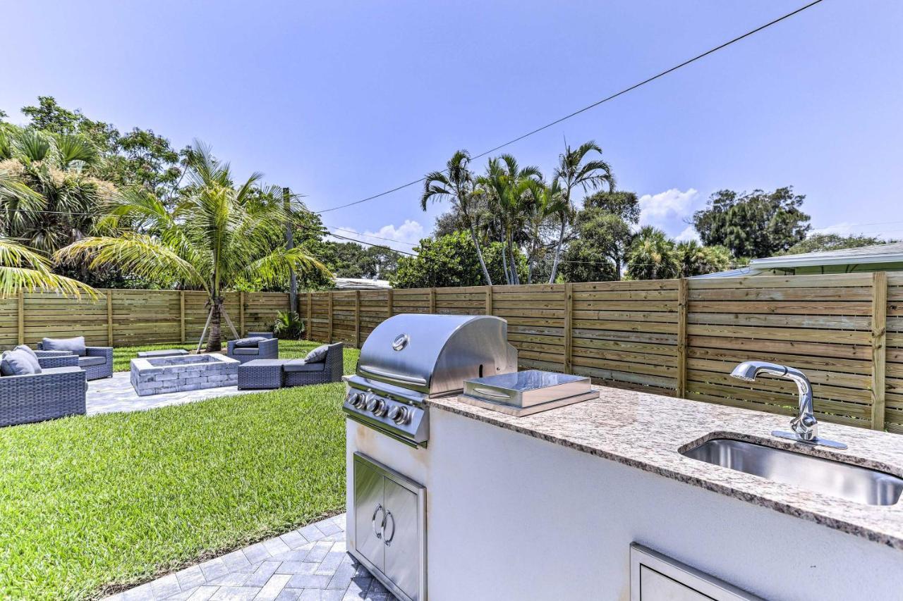 Beach House With Outdoor Kitchen, Walk To Coast Cocoa Beach Kültér fotó